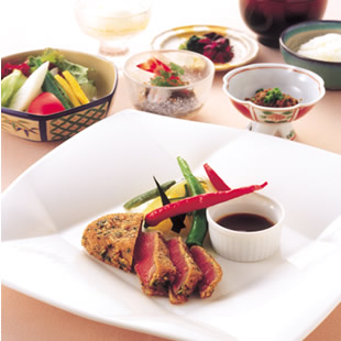 鉄板焼ビーフカツランチ　Beef Cutlet Lunch